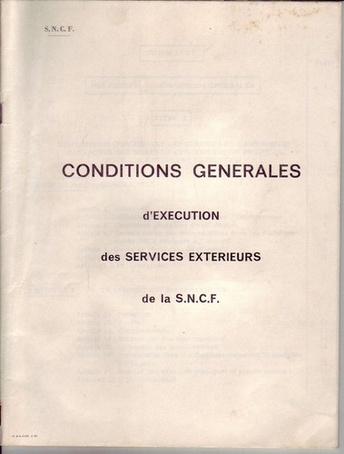 Sncf conditions générales - !,