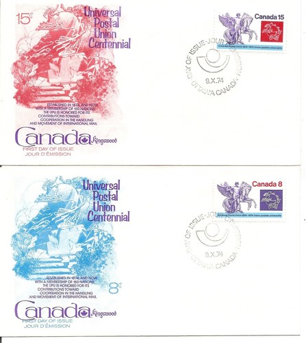 Canada 648 649 centenary - canada, 648-649